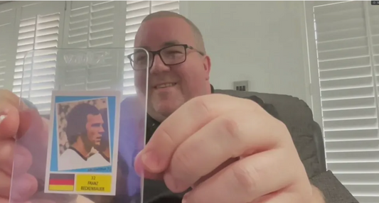 Darts star Bunting's new love... retro football cards (AND PAOLO PANINI, of course!)